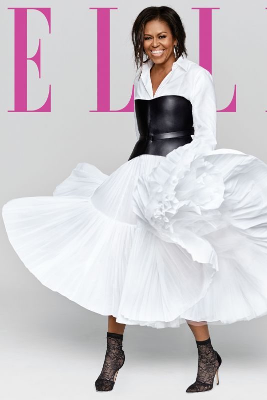 MICHELLE OBAMA in Elle Magazine, December 2018