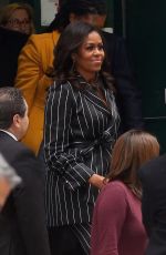 MICHELLE OBAMA Leaves Barnes & Noble in New York 11/30/2018