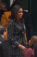 MICHELLE OBAMA Leaves Barnes & Noble in New York 11/30/2018