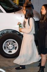 MILA KUNIS Arrives at Jimmy Kimmel Live in Los Angeles 11/19/2018