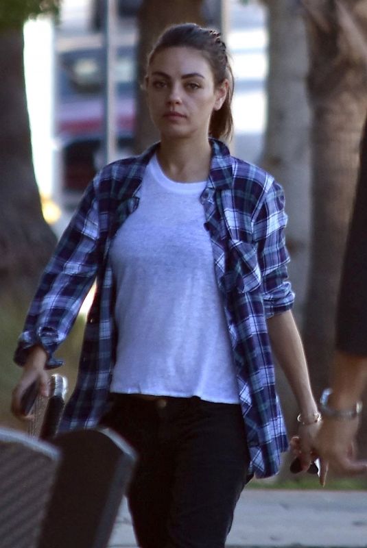 MILA KUNIS at Sweet Butter in Sherman Oaks 11/27/2018