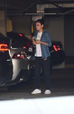 MILA KUNIS Out and About in Studio City 11/02/2018
