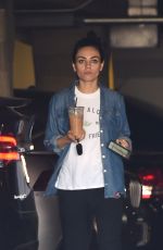 MILA KUNIS Out and About in Studio City 11/02/2018