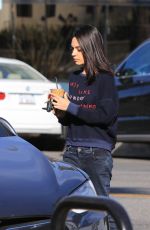 MILA KUNIS Out for Coffe in Studio City 11/27/2018