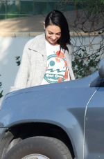 MILA KUNIS Out for Lunch in Los Angeles 11/16/2018