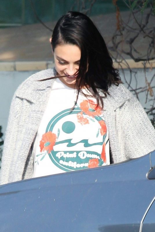 MILA KUNIS Out for Lunch in Los Angeles 11/16/2018