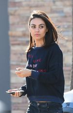 MILA KUNIS Out in Los Angeles 11/15/2018