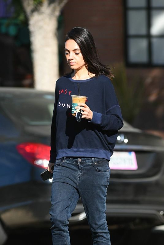 MILA KUNIS Out in Los Angeles 11/15/2018