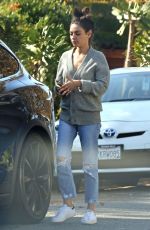 MILA KUNIS Out in Los Angeles 11/28/2018