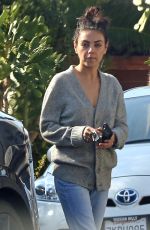 MILA KUNIS Out in Los Angeles 11/28/2018