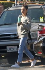 MILA KUNIS Out in Los Angeles 11/28/2018