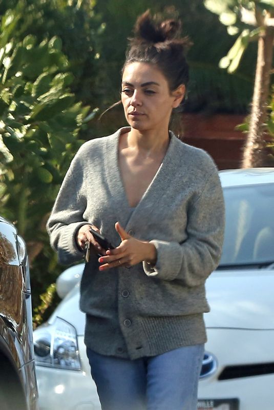 MILA KUNIS Out in Los Angeles 11/28/2018