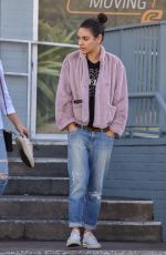MILA KUNIS Shopping at Von