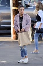 MILA KUNIS Shopping at Von