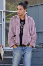 MILA KUNIS Shopping at Von