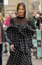MINKA KALLY Arrives at AOL Build Series in New York 11/01/2018
