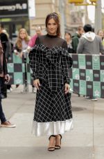 MINKA KALLY Arrives at AOL Build Series in New York 11/01/2018