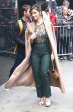 MINKA KELLY at Good Morning America in New York 11/01/2018