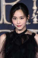 MIREI KIRITANI at Fantastic Beasts: The Crimes of Grindelwald Premiere in London 11/13/2018
