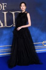 MIREI KIRITANI at Fantastic Beasts: The Crimes of Grindelwald Premiere in London 11/13/2018