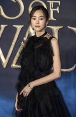 MIREI KIRITANI at Fantastic Beasts: The Crimes of Grindelwald Premiere in London 11/13/2018