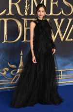 MIREI KIRITANI at Fantastic Beasts: The Crimes of Grindelwald Premiere in London 11/13/2018