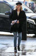 MOLLIE KING Leave BBC Studios in London 11/12/2018