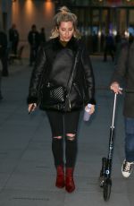 MOLLIE KING Leaves BBC Radio in London 11/02/2018