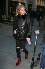 MOLLIE KING Leaves BBC Radio in London 11/02/2018