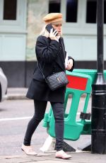 MOLLIE KING Out and About in London 11/23/2018