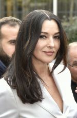 MONICA BELLUCCI Arrives Vivement Dimanche Show in Paris 10/31/2018