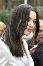 MONICA BELLUCCI Arrives Vivement Dimanche Show in Paris 10/31/2018