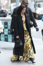 MORENA BACCARIN Arrives at AOL Build in New York 11/20/2018