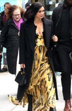 MORENA BACCARIN Arrives at AOL Build in New York 11/20/2018
