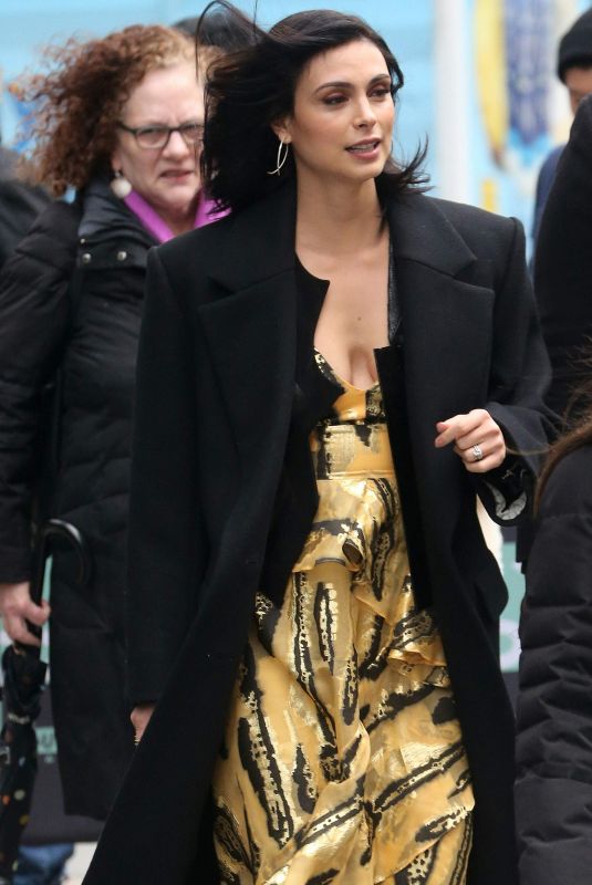 MORENA BACCARIN Arrives at AOL Build in New York 11/20/2018