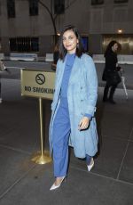 MORENA BACCARIN Arrives at NBC Studio in New York 11/26/2018