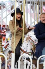 MYLEENE KLASS at Hyde Park Winter Wonderland in London 11/25/2018