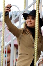 MYLEENE KLASS at Hyde Park Winter Wonderland in London 11/25/2018