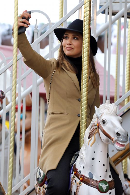 MYLEENE KLASS at Hyde Park Winter Wonderland in London 11/25/2018