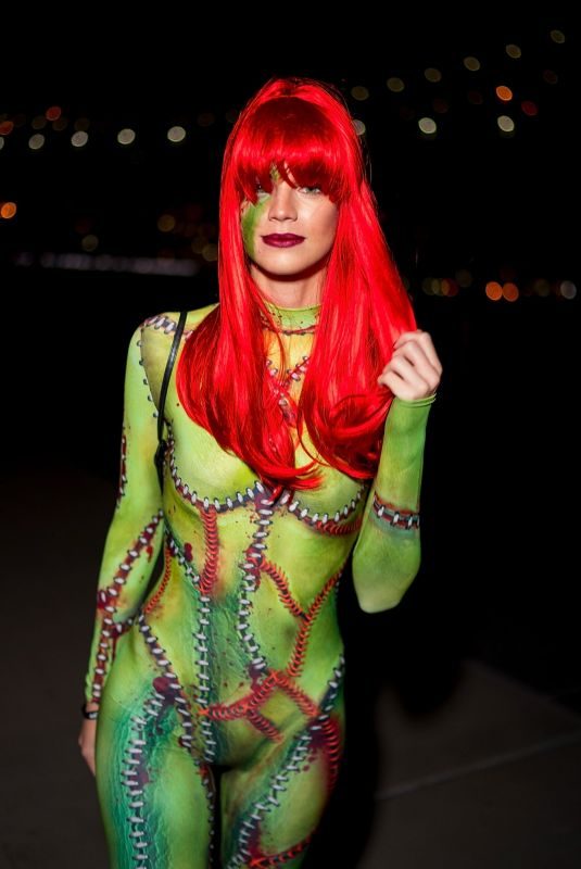 NADINE LEOPOLD at V Magazine Halloween Party in New York 10/26/2018