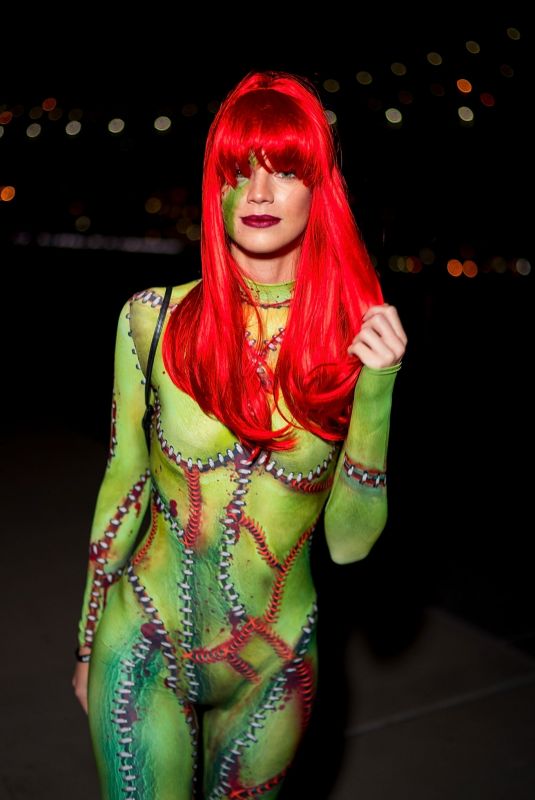 NADINE LEOPOLD at V Magazine Halloween Party in New York 10/26/2018