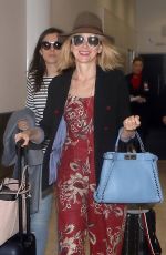 NAOMI WATTS Arrives at Airport in Sydney 11/10/2018