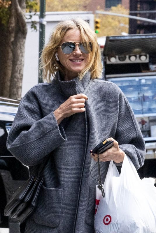 NAOMI WATTS Shopping at Target Store in New York 11/07/2018