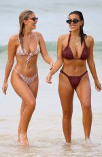 NATASHA OAKLEY and DEVIN BRUGMAN in Bikini at Bondi Beach in Sydney 11/02/2018