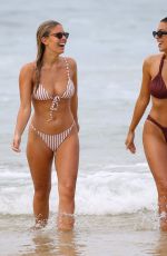 NATASHA OAKLEY and DEVIN BRUGMAN in Bikini at Bondi Beach in Sydney 11/02/2018