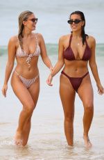 NATASHA OAKLEY and DEVIN BRUGMAN in Bikini at Bondi Beach in Sydney 11/02/2018