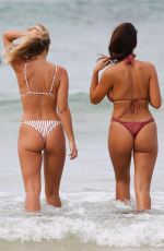 NATASHA OAKLEY and DEVIN BRUGMAN in Bikini at Bondi Beach in Sydney 11/02/2018