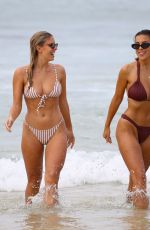 NATASHA OAKLEY and DEVIN BRUGMAN in Bikini at Bondi Beach in Sydney 11/02/2018