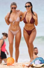 NATASHA OAKLEY and DEVIN BRUGMAN in Bikini at Bondi Beach in Sydney 11/02/2018