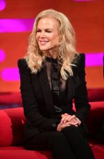 NICOLE KIDMAN at Graham Norton Show in London 11/22/2018